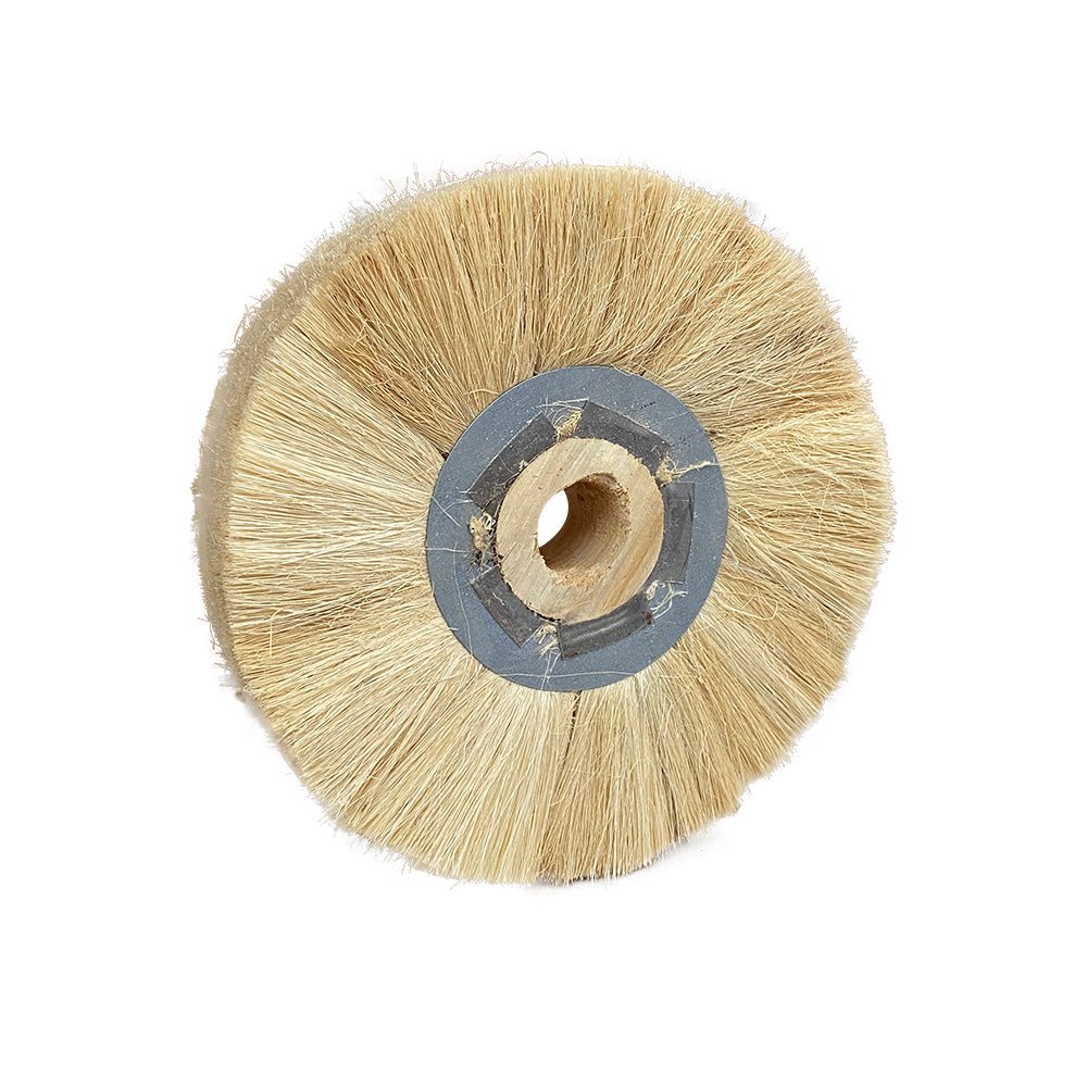 Roda Escova de Sisal 8x2x1.1/4 – Polimento e Acabamento Metais