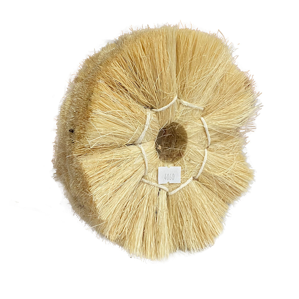 Roda Escova de Sisal 6x1x1.1/4 – Polimento e Acabamento Metais