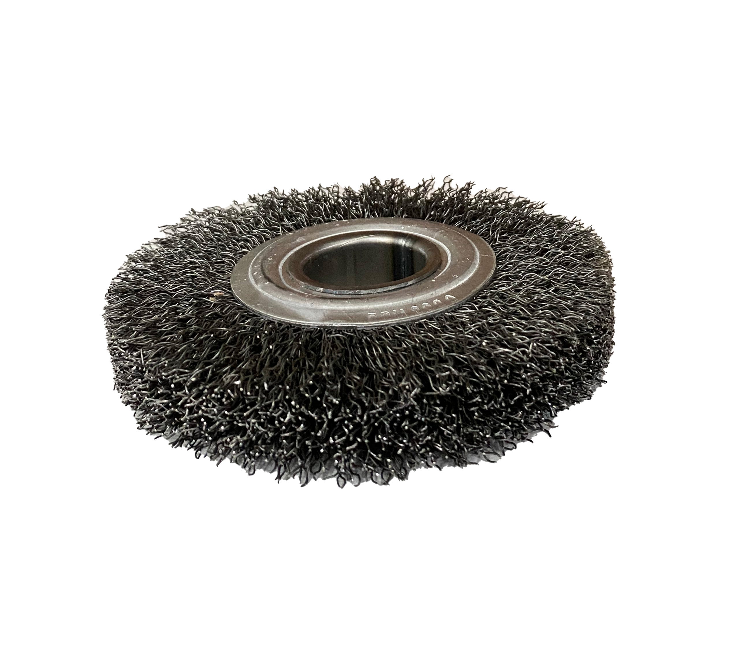 Escova Circular Aço Carbono Ondulada 125x19 Furo 13 para Esmeril