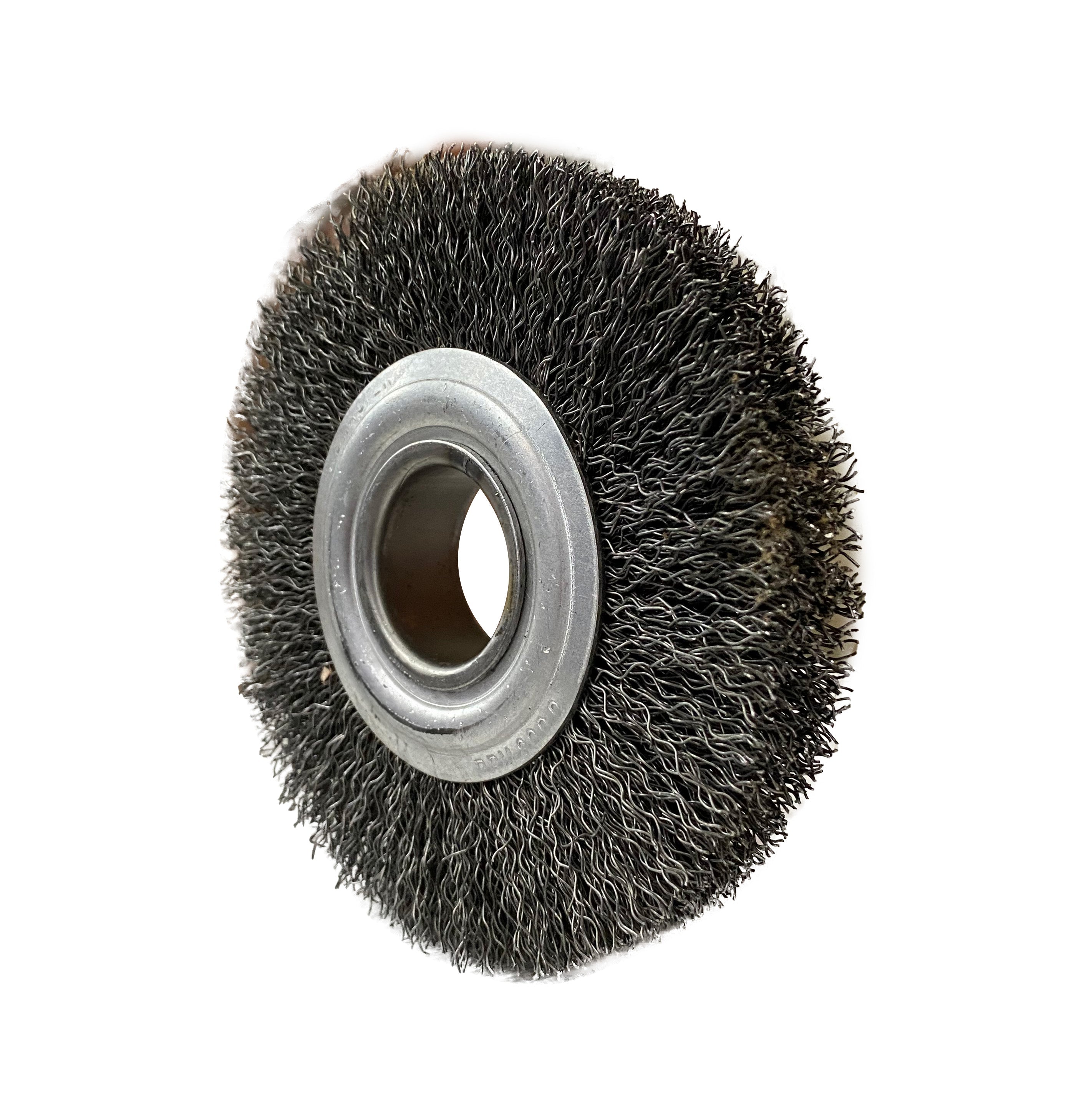 Escova Circular Aço Carbono Ondulada 125x19 Furo 13 para Esmeril