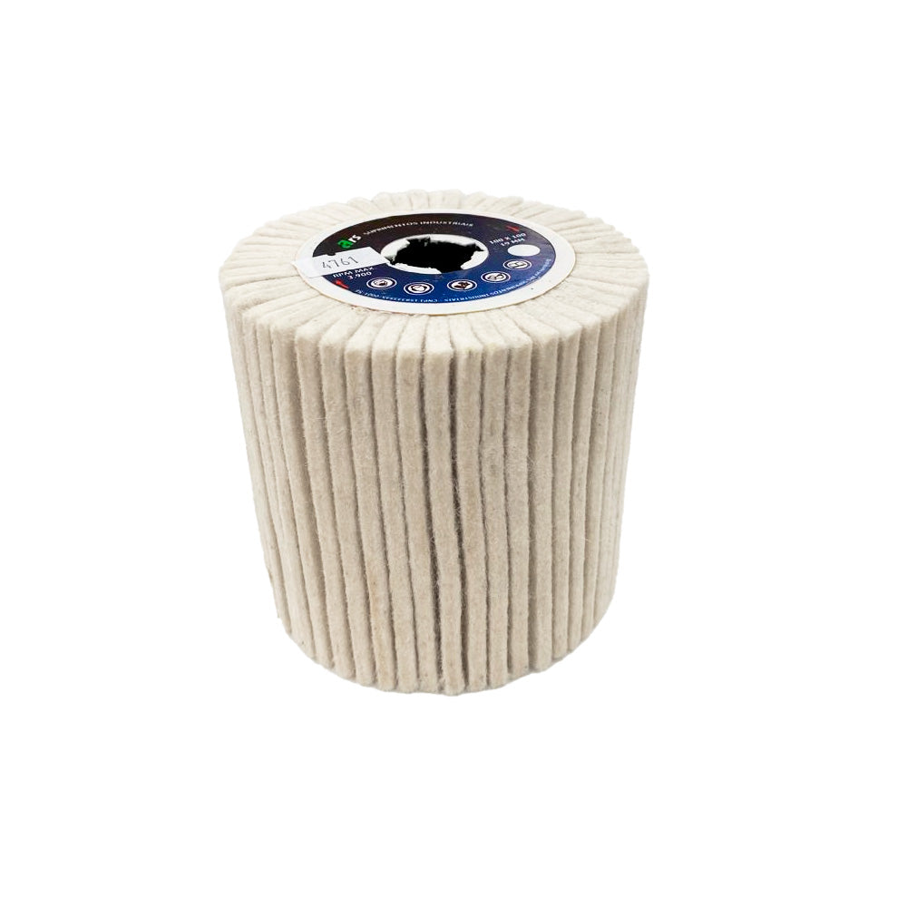 Roda de Feltro 100x100 mm ABRATEX