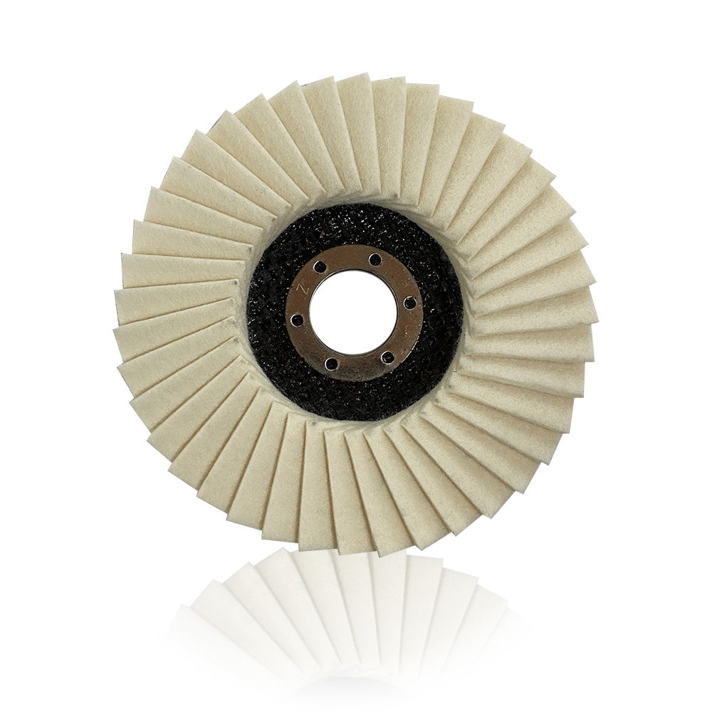 Disco Flap Feltro – Modelo Baixo | Abratex | Caixa com 5