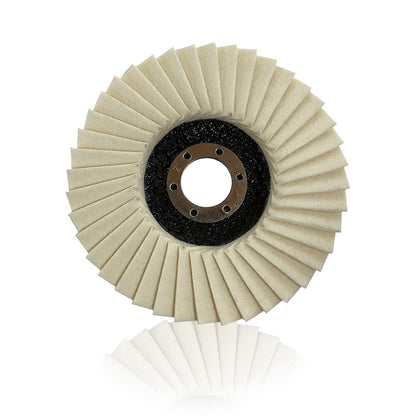 Disco Flap Feltro – Modelo Baixo | Abratex | Caixa com 5