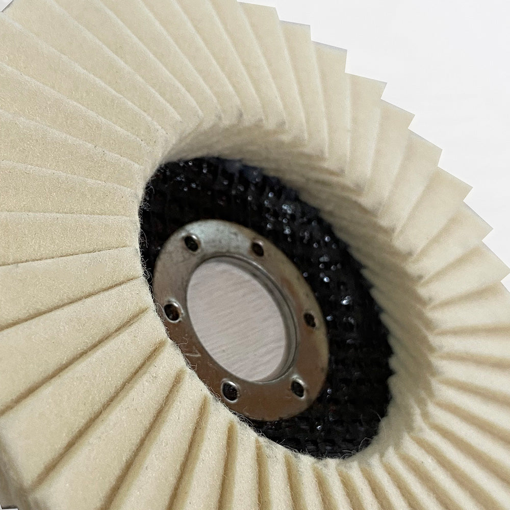 Disco Flap Feltro – Modelo Baixo | Abratex | Caixa com 5