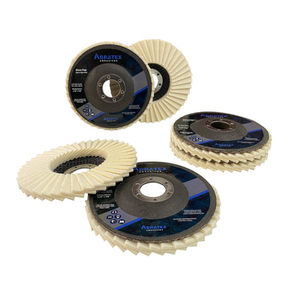 Disco Flap Feltro – Modelo Baixo | Abratex | Caixa com 5