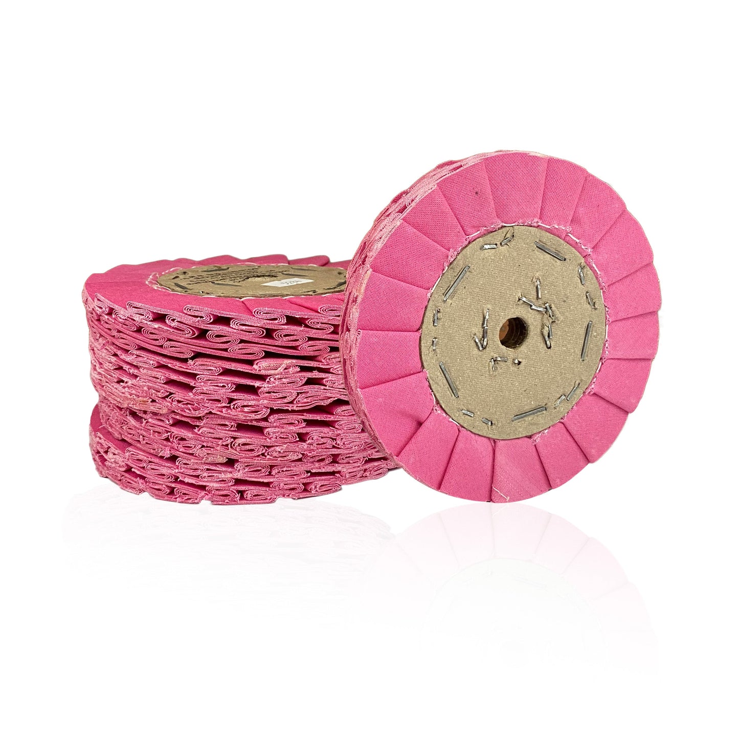 Roda de Polimento Plissada Rosa 150mm - 6" - 3R Fitabras