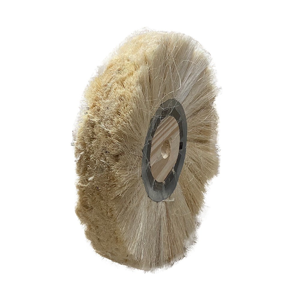 Roda Escova de Sisal 14x1x1.1/4 – Polimento e Acabamento Metais