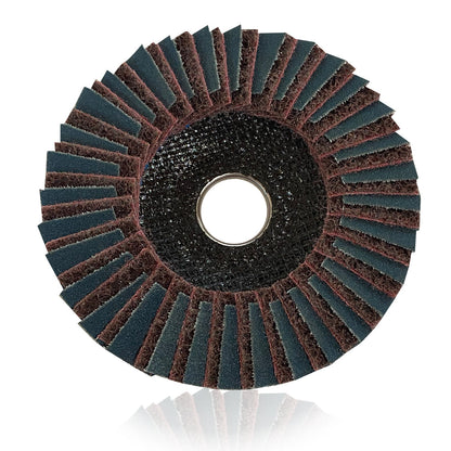 Disco Flap Misto 115mm - Manta Vinho e Lixa 120 Abratex | Caixa com 5