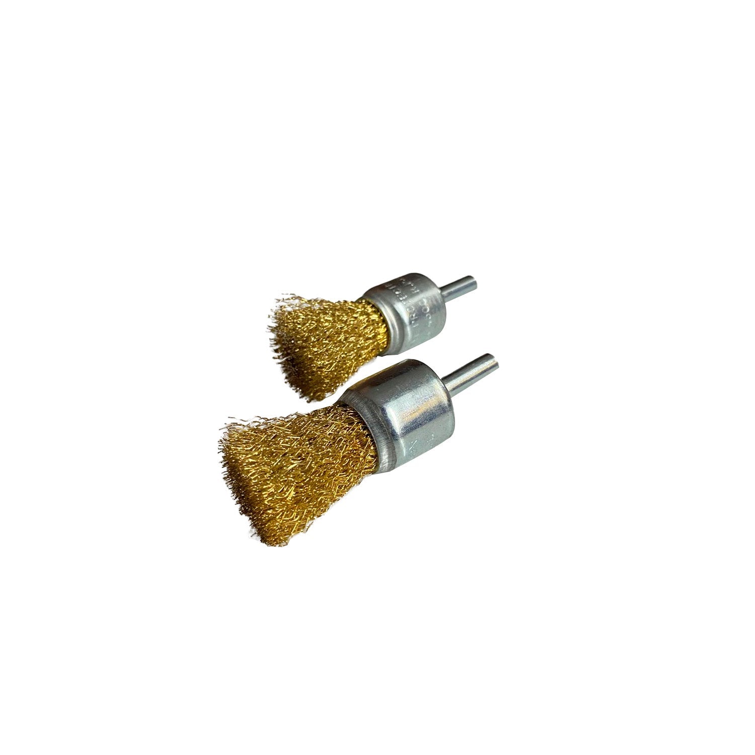 Escova Pincel Aço Carbono Latonado Ondulado 25x6x35 para Limpeza Industrial