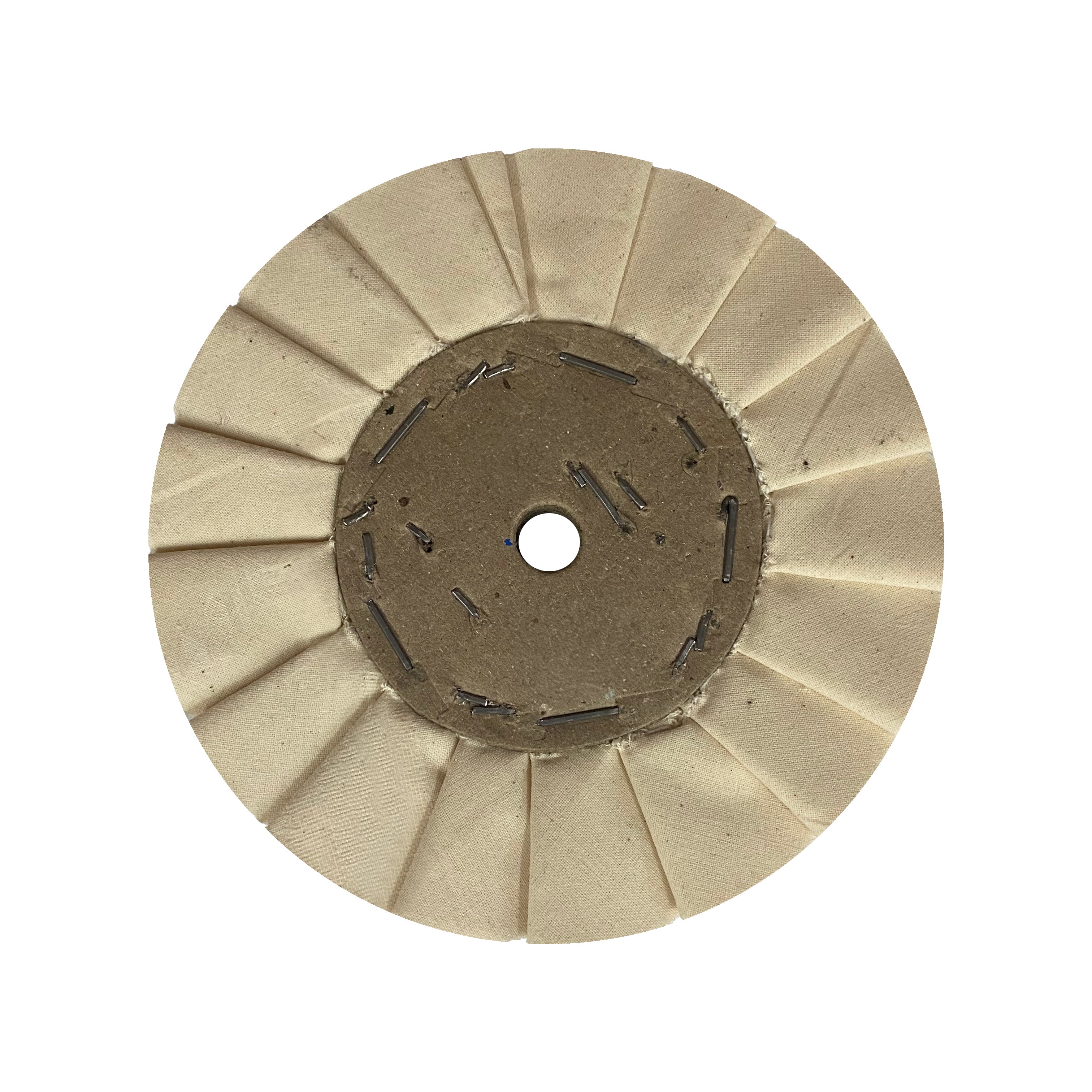 Roda de Polimento Plissada Branca 150mm - 6"