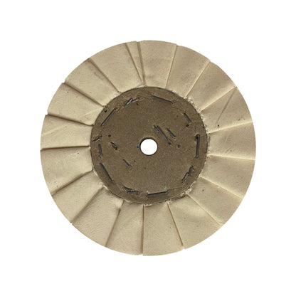 Roda de Polimento Plissada Branca 150mm - 6"