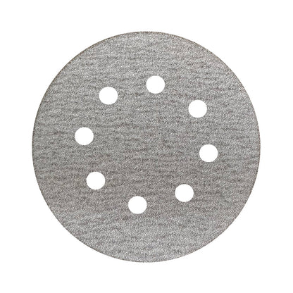 Disco Lixa Velcro 125 - 5" - KSSECO - 8 Furos - Caixa com 100 un. - ESCOLHA O GRÃO