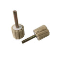 Roda de Feltro 25x25 mm Haste 6 mm ABRATEX