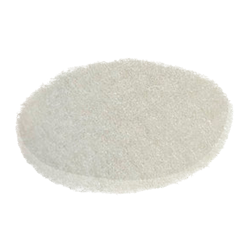 Disco Esponja de Fibra 125 mm Branco Fino para Limpeza Leve