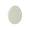 Disco Esponja de Fibra 125 mm Branco Fino para Limpeza Leve