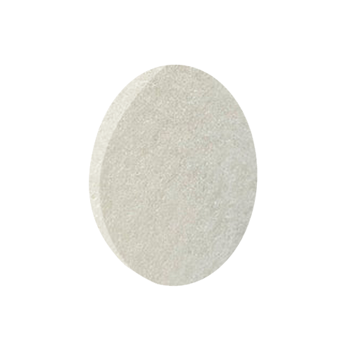 Disco Esponja de Fibra 125 mm Branco Fino para Limpeza Leve