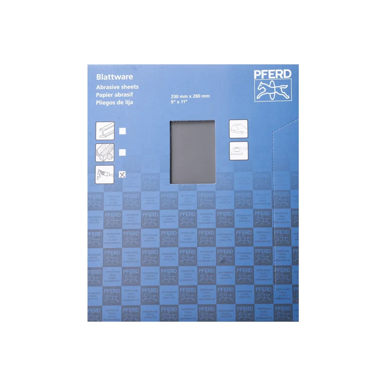 Folha de Lixa Água PFERD Tools BP-W ECO PAINT SiC 230 x 280 mm | Carbeto de Silício