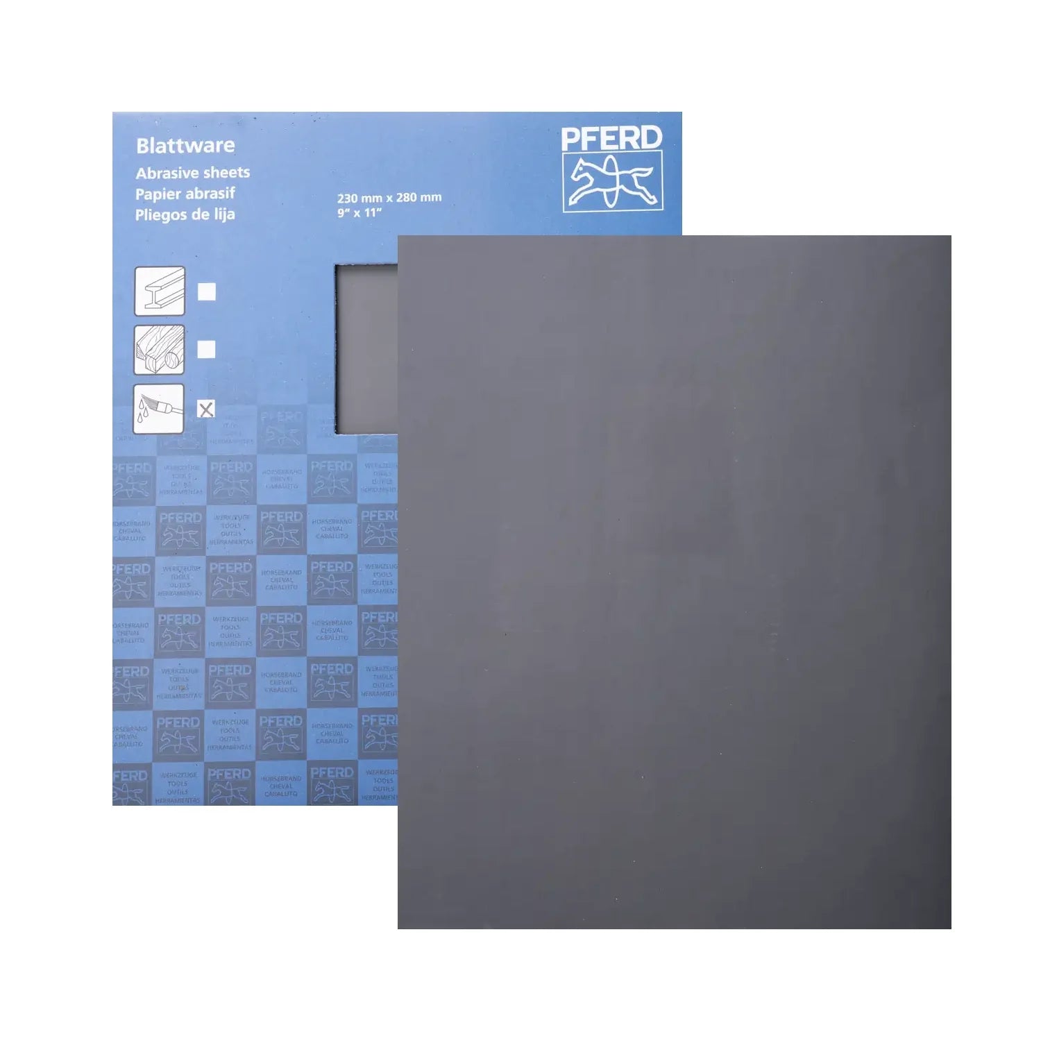 Folha de Lixa Água PFERD Tools BP-W ECO PAINT SiC 230 x 280 mm | Carbeto de Silício