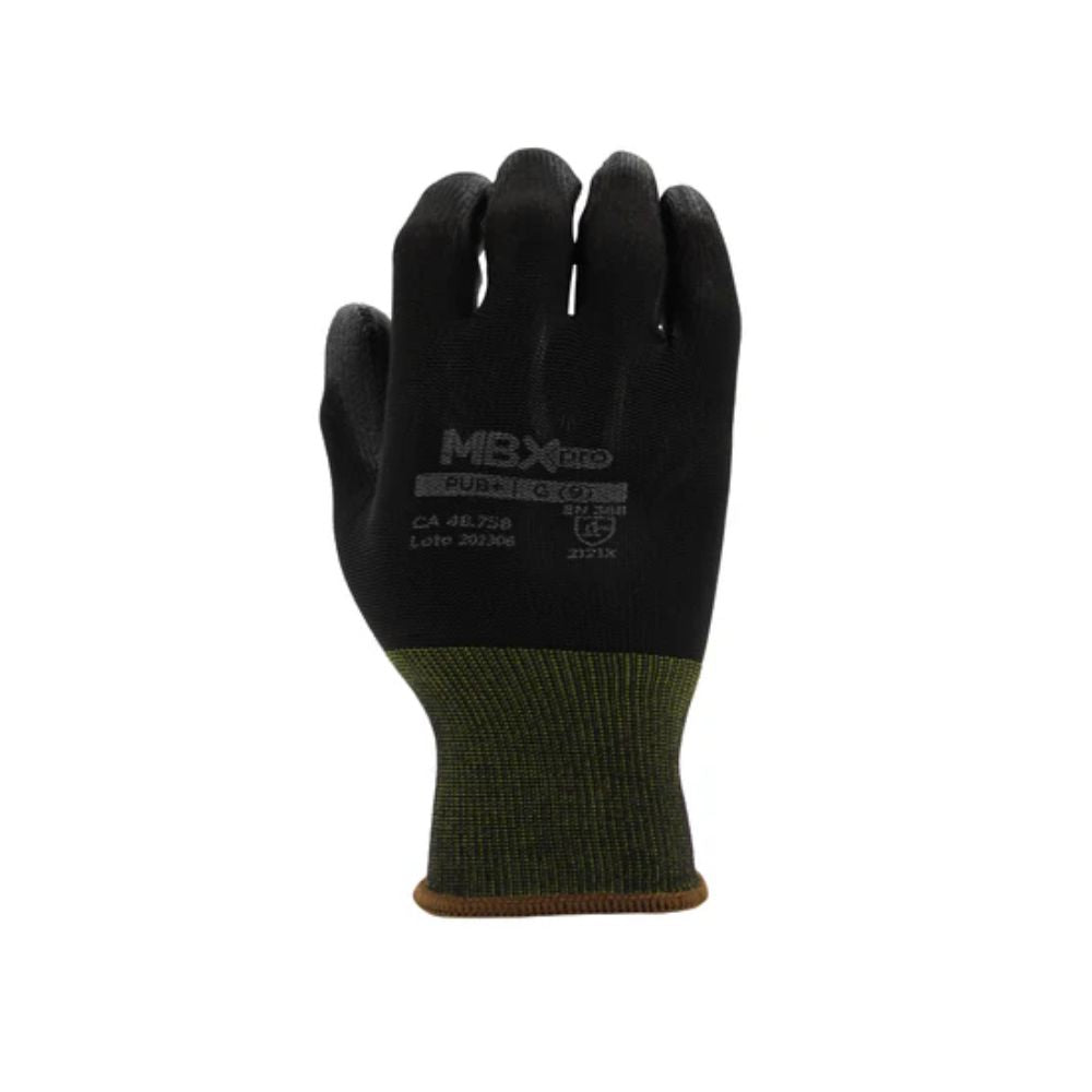Luva de Segurança PU Industrial – Tamanho 9 | MBX | CA 48.758