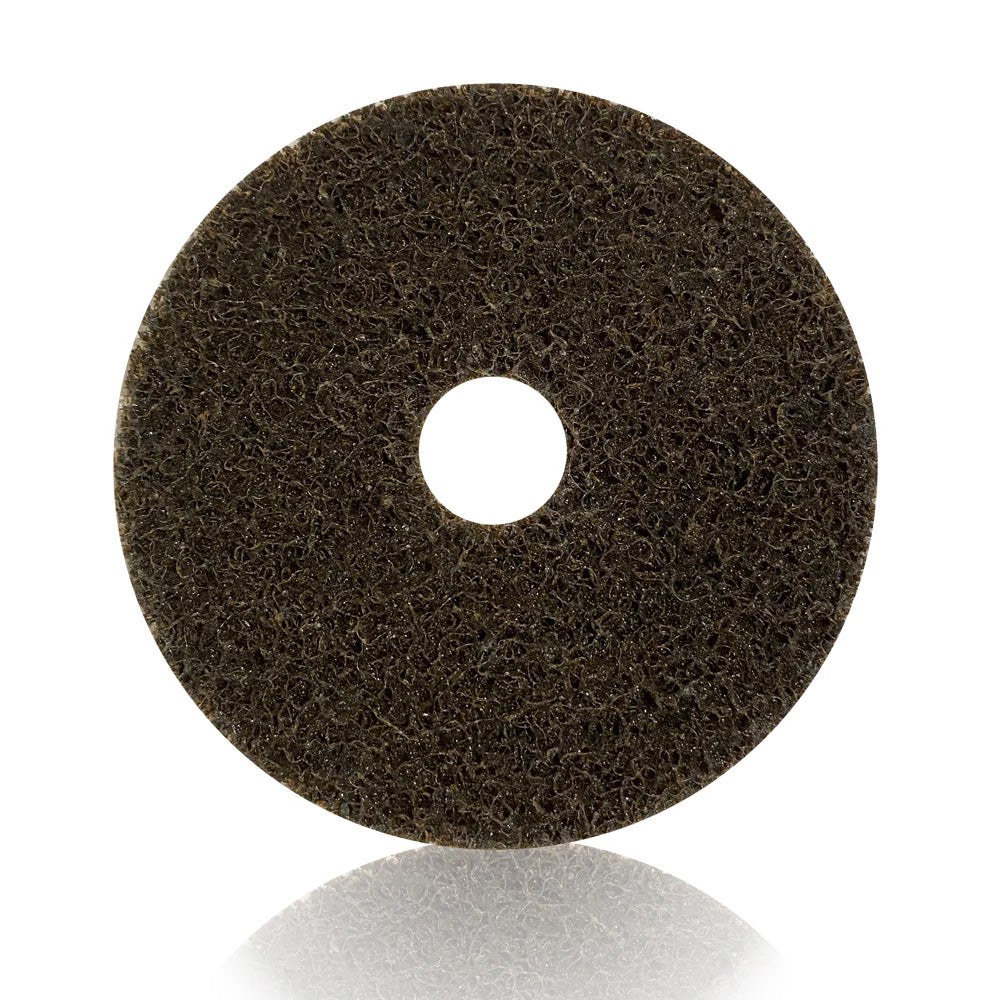 Disco Manta Abrasiva 115mm Acabamento Grosso Marrom SCLS | Caixa com 10