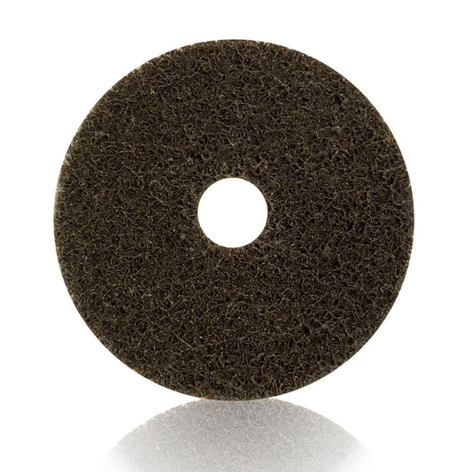 Disco Manta Abrasiva 115mm Acabamento Grosso Marrom SCLS | Caixa com 10