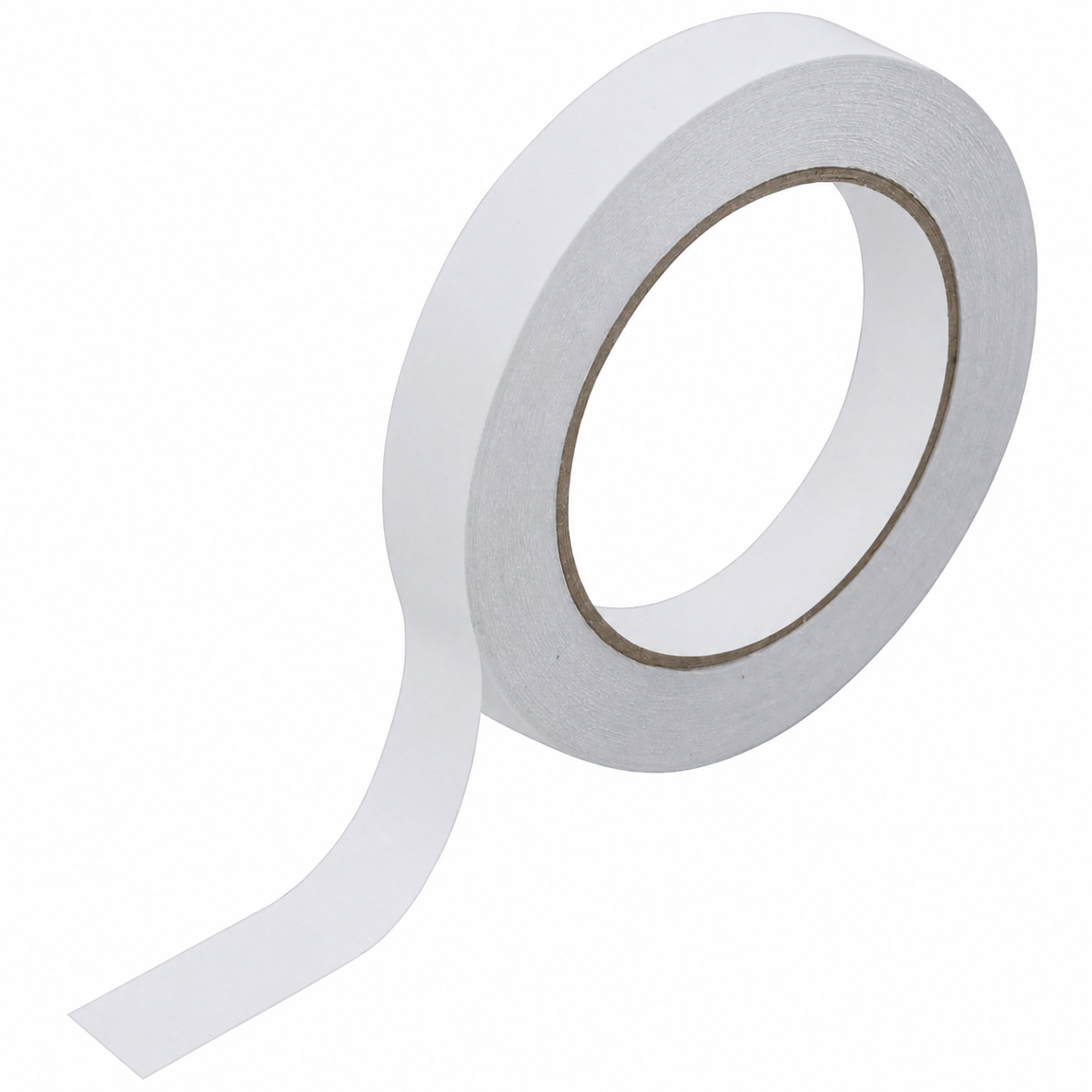 Fita Dupla Face Tissue Leitosa 18mm com 30m | Fixação Leve e Média