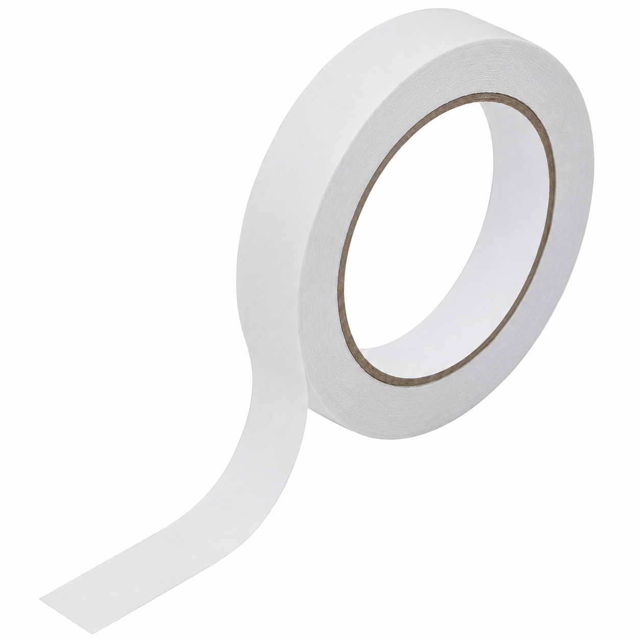 Fita Dupla Face Tissue Leitosa 22mm com 30m | Fixação Leve e Média
