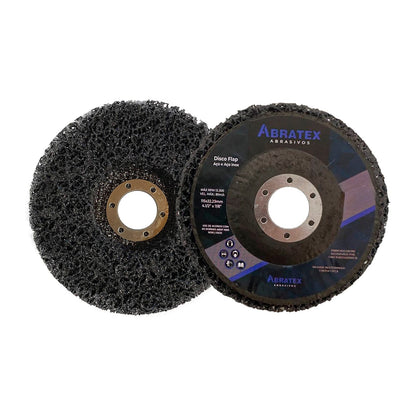 Disco Flap Removedor De Tintas e Vernizes - 115mm ABRATEX | Caixa com 5