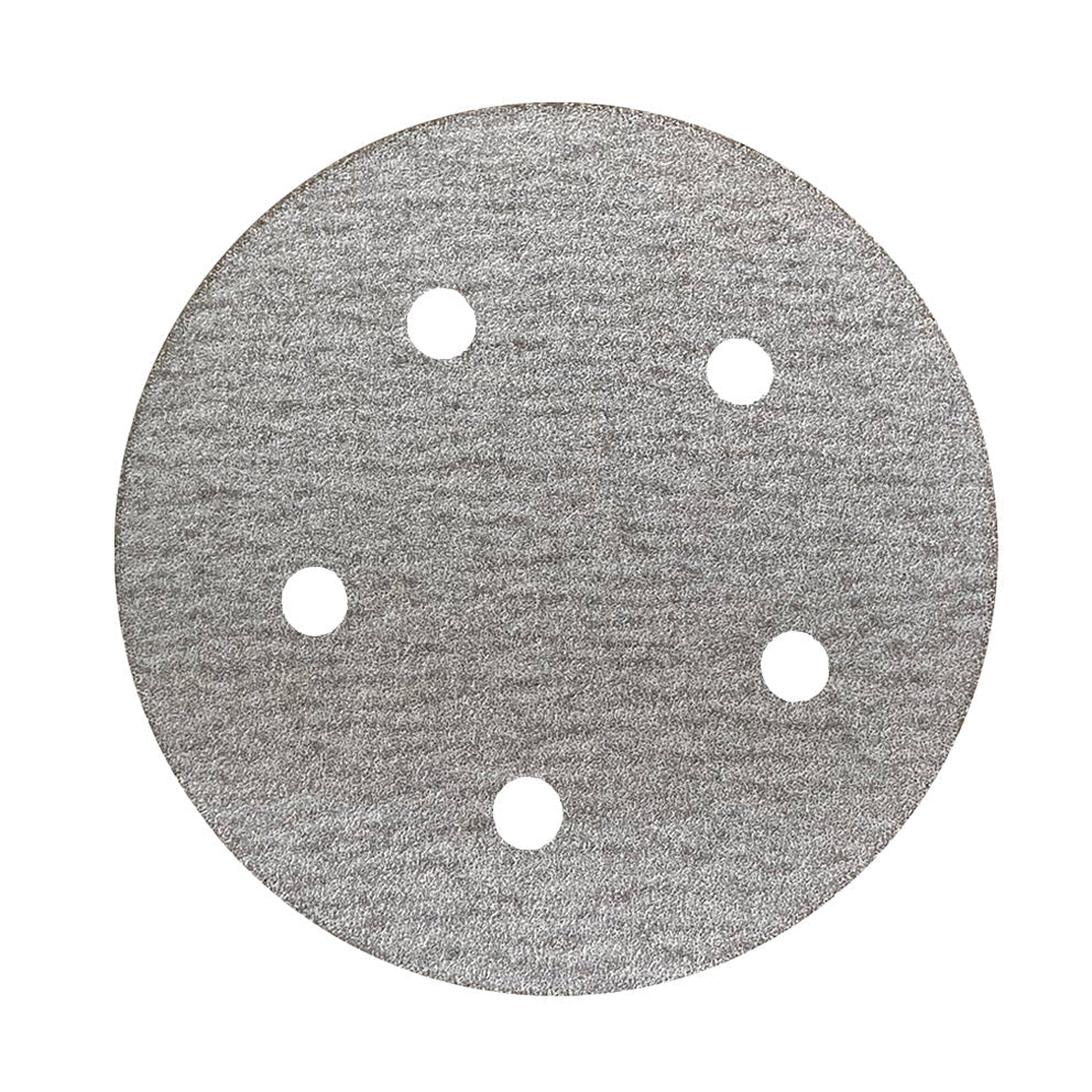 Disco Lixa Velcro 125 - 5" - KSSECO - 5 Furos - Caixa 100 un. - ESCOLHA O GRÃO