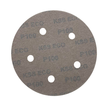Disco Lixa Velcro 125 - 5" - KSSECO - 5 Furos - Caixa 100 un. - ESCOLHA O GRÃO