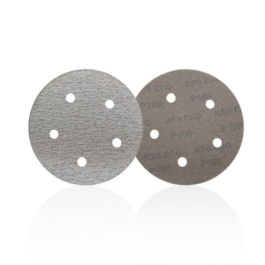 Disco Lixa Velcro 125 - 5" - KSSECO - 5 Furos - Caixa 100 un. - ESCOLHA O GRÃO