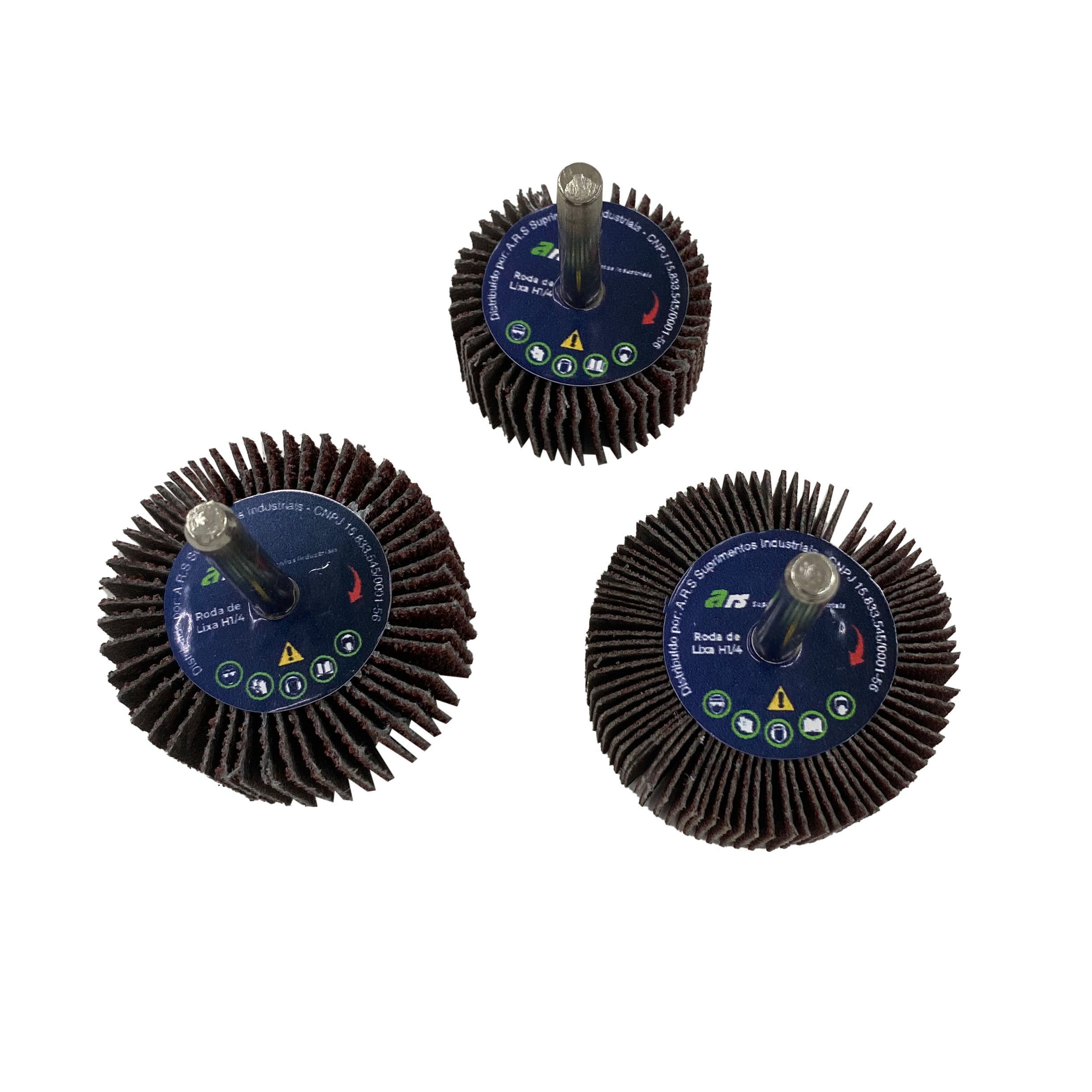Mini Roda Lixa 30x20 1/4 - Mini Rodas - ESCOLHA O GRÃO