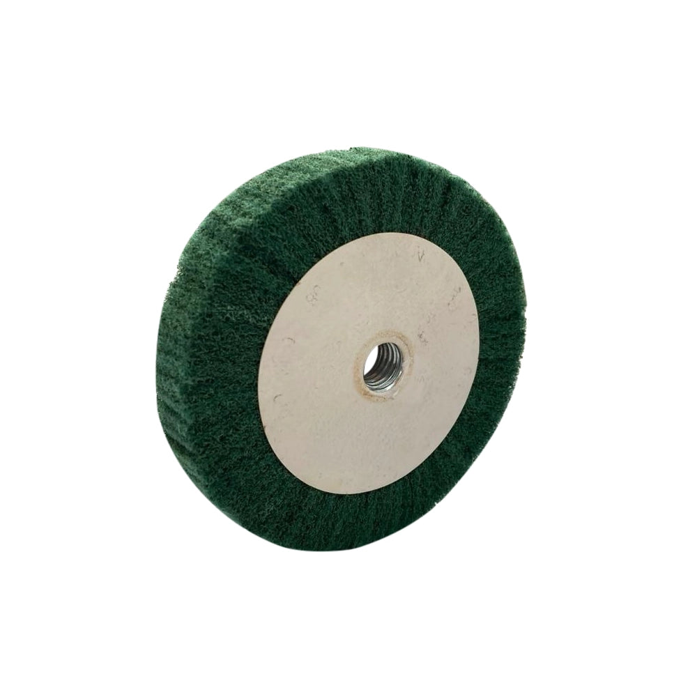 Roda de Manta 100x20 M14 Verde Fina Abratex | Acabamento