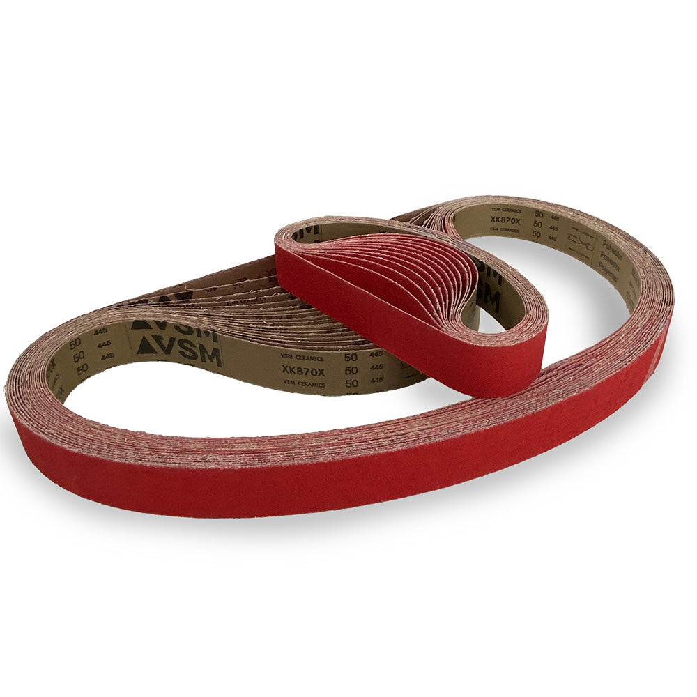 Lixa Cinta 1800x50 - VSM Ceramics XK870X - Kit com 6 un. - ESCOLHA O GRÃO