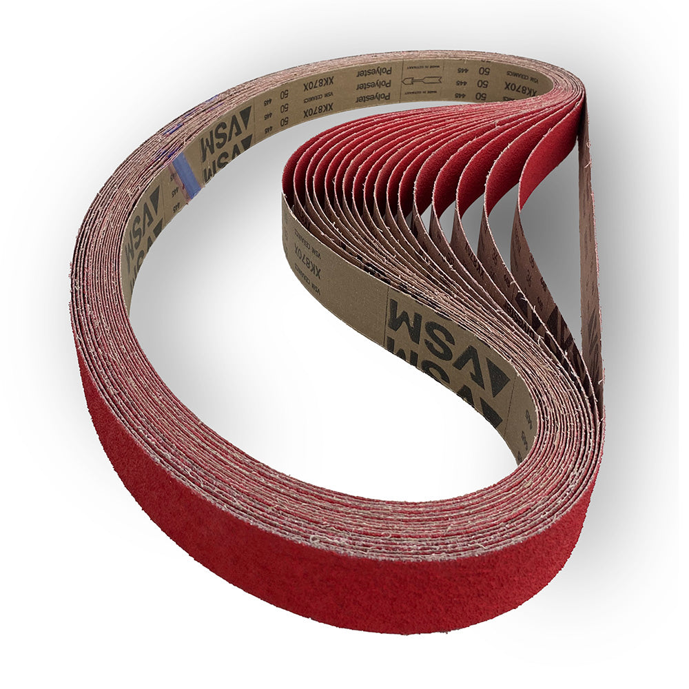 Lixa Cinta 1800x50 - VSM Ceramics XK870X - Kit com 6 un. - ESCOLHA O GRÃO